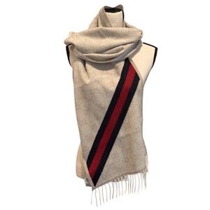 NEW Authentic Gucci Nikky Wool Scarf